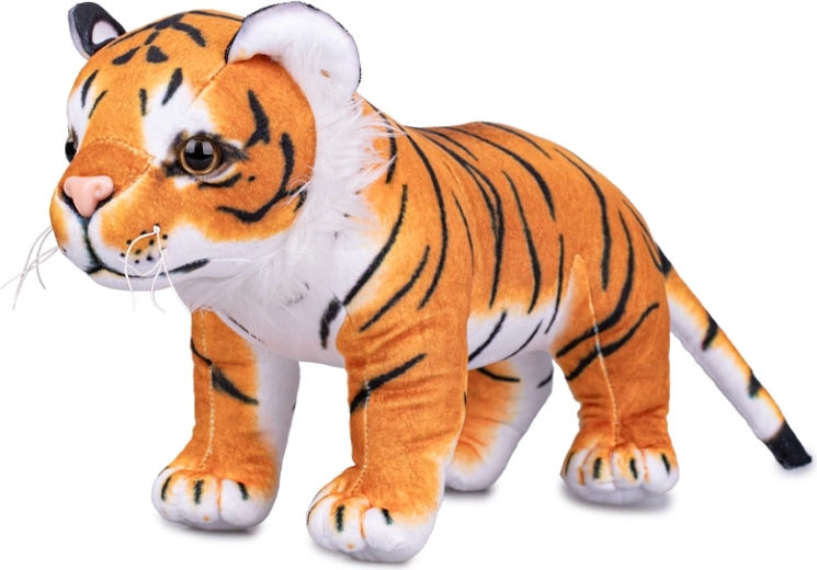 Tigru indian de pluș 35 cm – în picioare