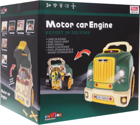 Set de atelier interactiv pentru micul mecanic – Verde