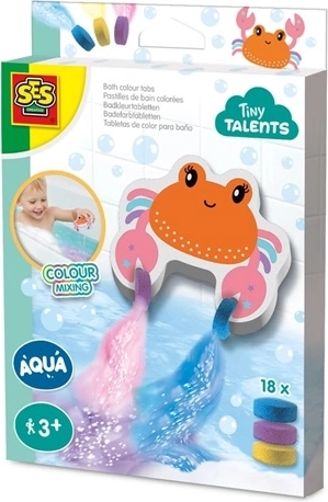 SES tablete pentru colorarea apei din cadă – crab (18 buc.)