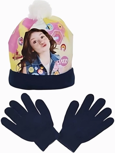 Căciulă și mănuși Soy Luna