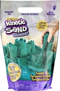 Kinetic Sand nisip sclipitor albastru‑verde 0,9 kg