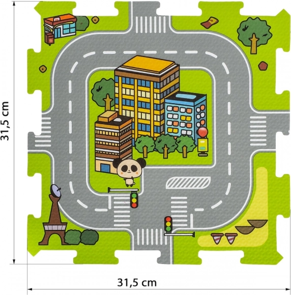 Hartă rutieră pentru mașinuțe