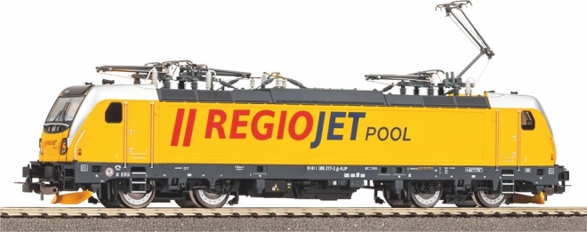 Locomotivă electrică Regiojet VI cu decodor
