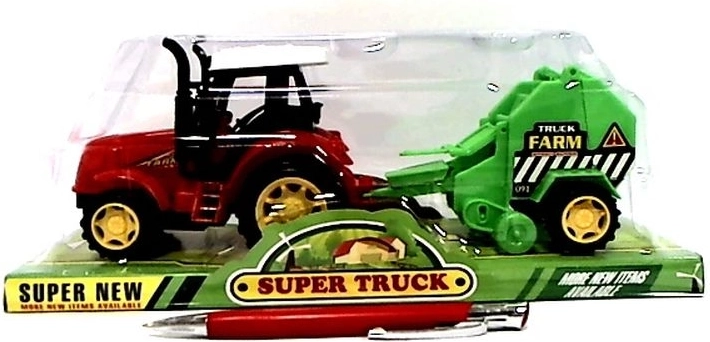 Tractor cu utilaj agricol atașat
