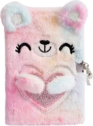 Jurnal din pluș cu ursuleț și lacăt