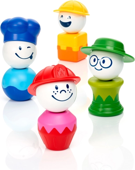 SmartMax Moji primii oameni – set de construcție magnetic 12 piese