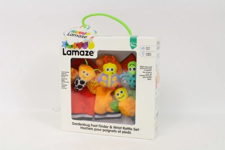 TOMY Lamaze zornăitoare pentru mâini și picioare (set de șosete și brățară)