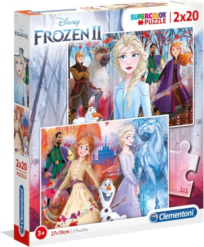 Puzzle 2x20 Super Color Regatul de Gheață 2