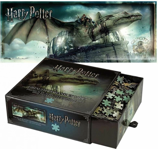 Puzzle Harry Potter Evadarea din Banca Gringotts 1000 piese