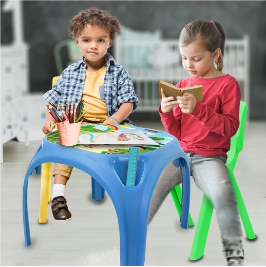 Construcție stabilă cu picioare antiderapante