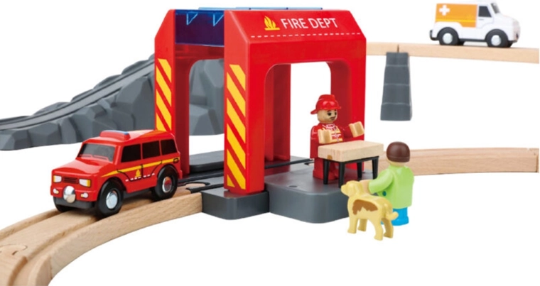 Stație de pompieri și accesorii de acțiune