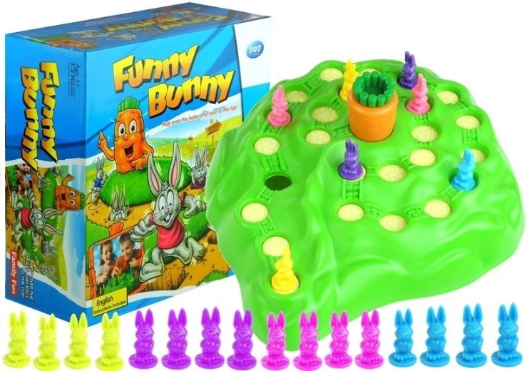 Joc de familie Funny Bunnies Cursa pentru Morcovi