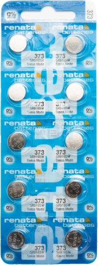 Renata 373 SR916SW baterie tip pastilă pentru ceasuri 1,55 V 29 mAh, pachet 10 buc