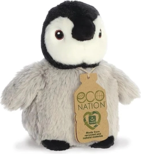 Eco Nation mini pinguin de pluș cca 13 cm
