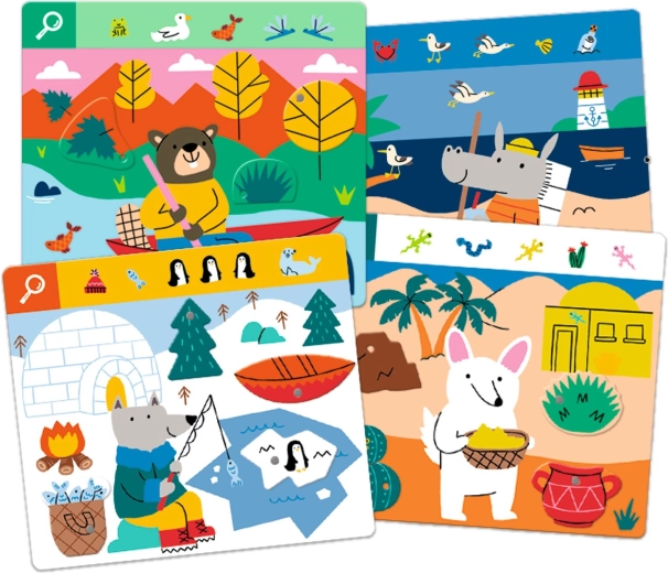 Scene tematice pline de detalii