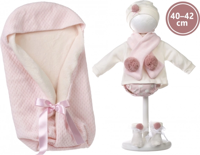 Hăinuțe și accesorii pentru păpușa LLORENS 40 cm – set din 7 piese