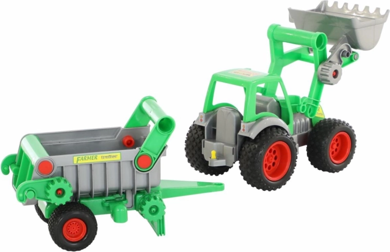 Remorcă basculabilă cu oblon rabatabil