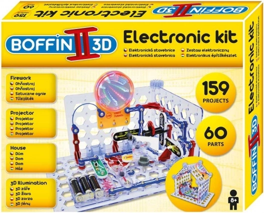 Boffin II 3D set de construcție electronică cu efecte 3D și proiector