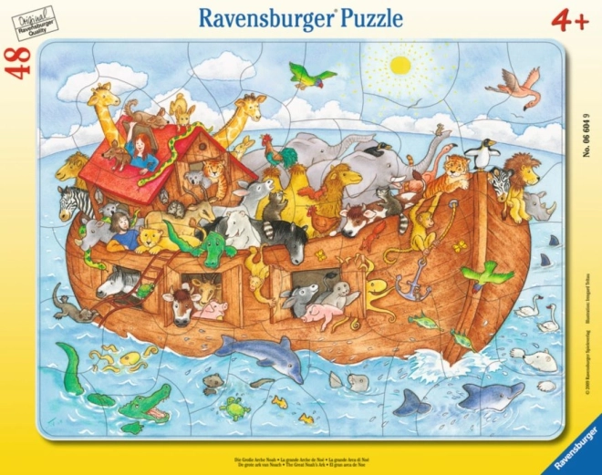 RAVENSBURGER Puzzle Marea Arcă a lui Noe 48 piese