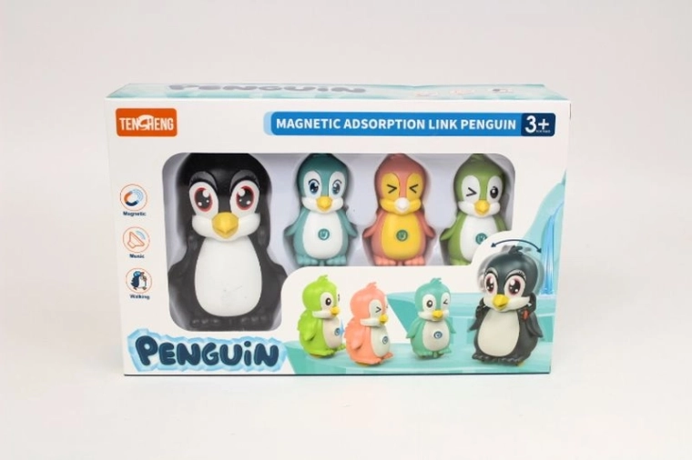 Familie magnetică de pinguini