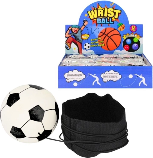 Minge de fotbal cu elastic pentru mână