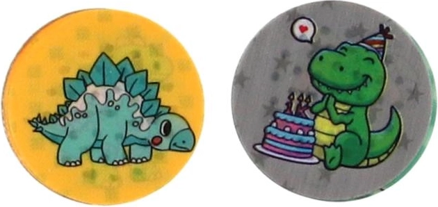 Discuri autocolante cu dinozauri