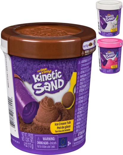 Spin Master Kinetic Sand nisip kinetic înghețată cu lopățică în cutie - 1 bucată