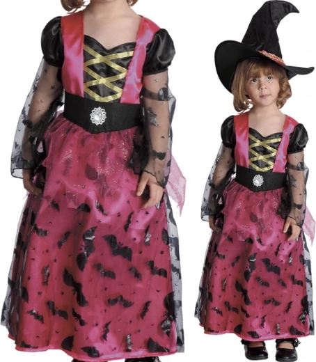 Costum vrăjitoare pentru copii 92–104 cm