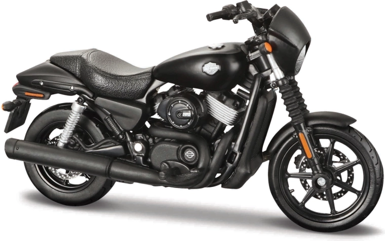 Maisto Harley-Davidson Street 750 2015 motocicletă 1:18 negru mat