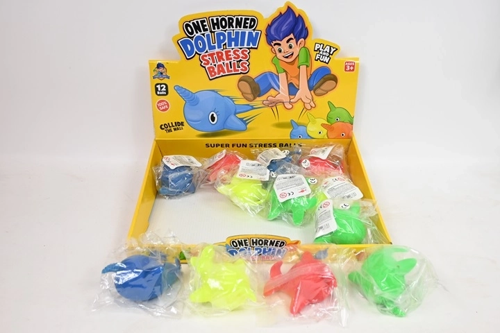 Delfin antistres de strâns – display 12 buc.