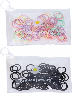 elastice de păr 2 cm, pachet 80 buc