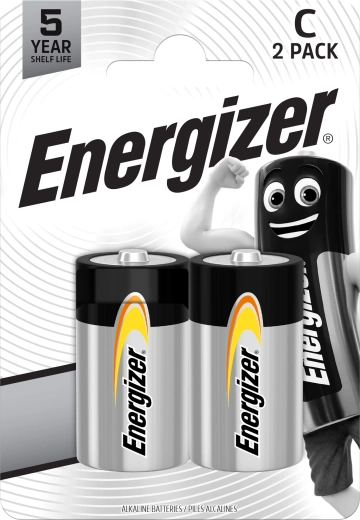 Energizer Everyday baterii alcaline C (LR14) 1,5 V, 2 buc