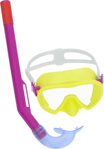 Set de snorkeling junior Bestway galben – mască și tub de respirat