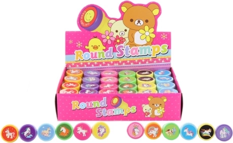 Ștampile cu unicorni, set 24 buc