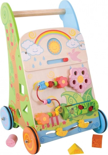 Antemergător activ din lemn pentru grădină BIGJIGS BABY