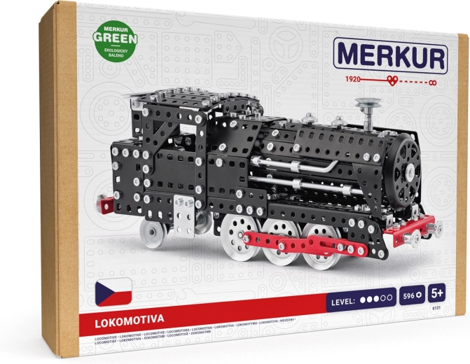 Locomotivă Merkur - set de construcție metalic