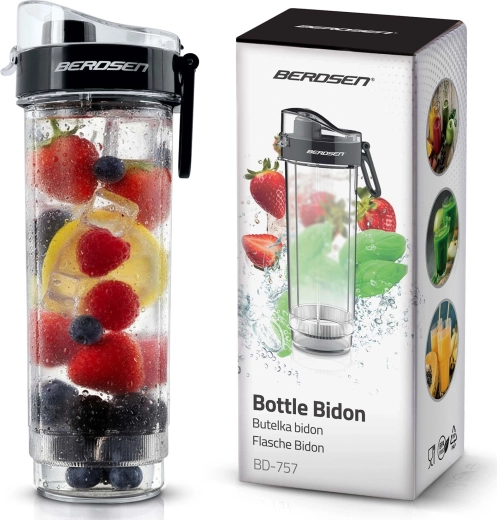 Sticlă sport cu muștiuc 570 ml BERDSEN