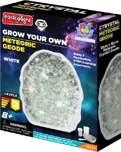 Geodă meteoritică Eastcolight pentru cultivarea cristalelor, albă