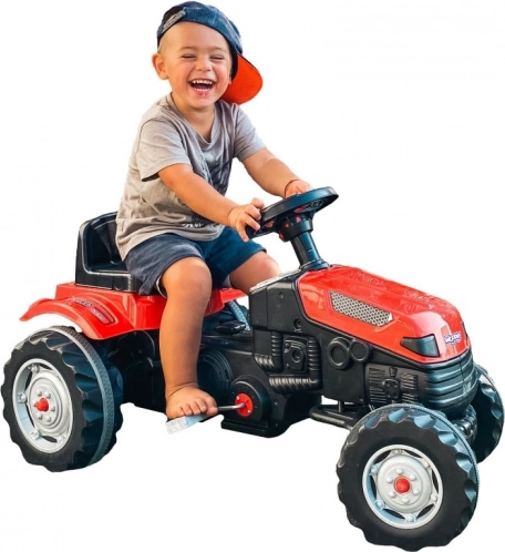 Tractor cu pedale Farmer GoTrac cu roți silențioase