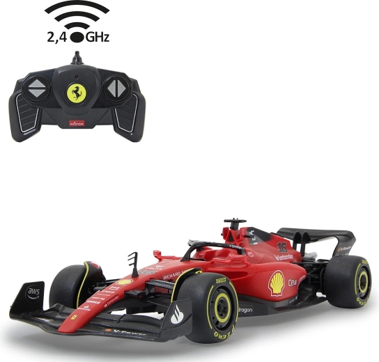 Model RC Ferrari F1-75 la scară 1:18, roșu