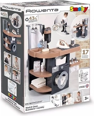 Spălătorie pentru copii Smoby Rowenta cu accesorii