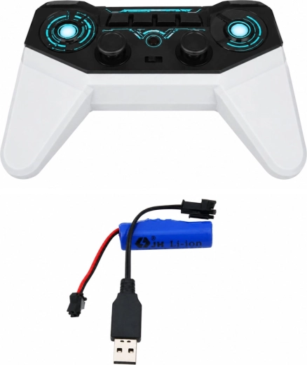 Acumulator în pachet + încărcare, efecte luminoase