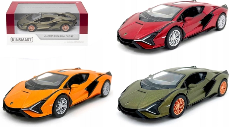 Model metalic Lamborghini 1:40 cu mecanism cu arc Pull Back