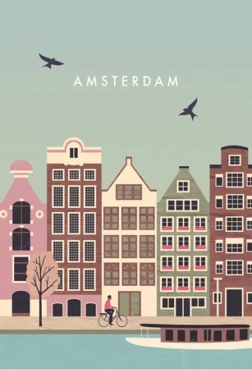 Puzzle Amsterdam 99 piese de la Ravensburger