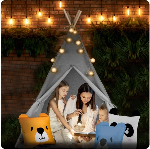 Atmosferă magică datorită luminițelor