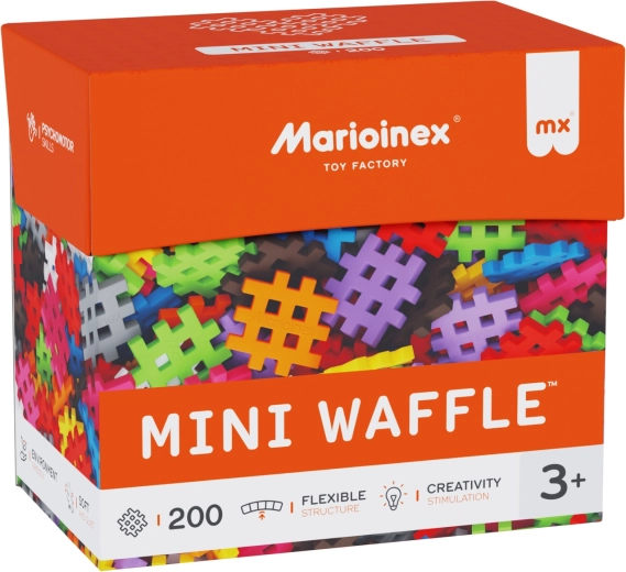 200 de piese colorate, flexibile pentru idei nesfârșite