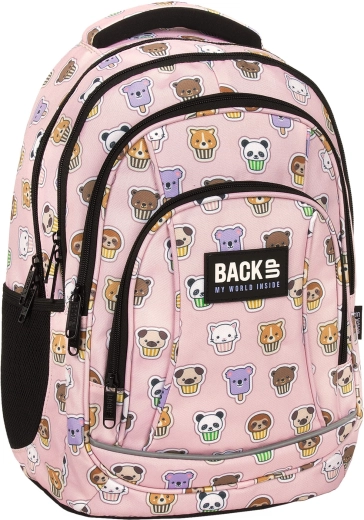 Rucsac confortabil cu spate ergonomic și 4 compartimente