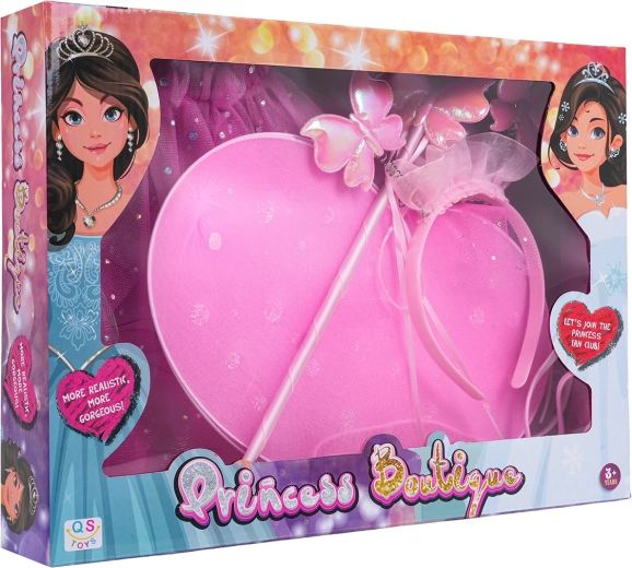 Set pentru copii de mică prințesă cu aripi de fluture