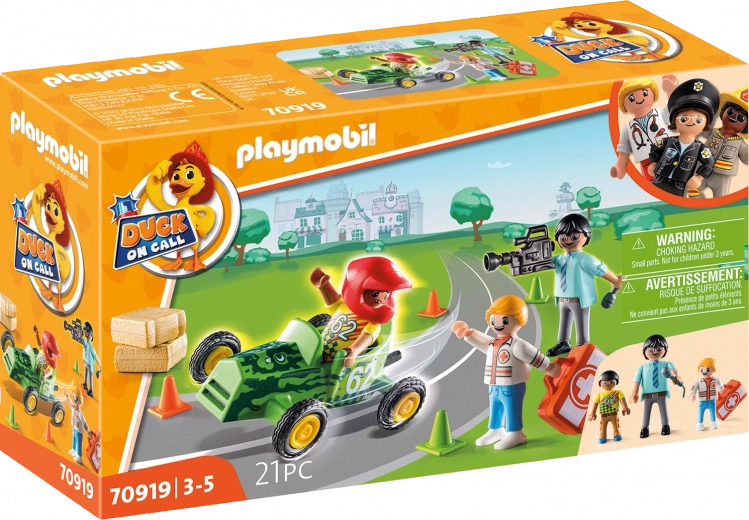 Playmobil Duck On Call Acțiunea de Salvare Ajutor pentru Concurent
