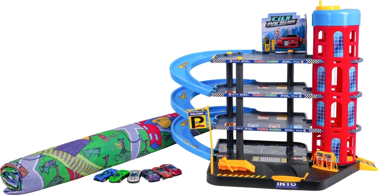 Mare covoraș de joacă din fetru cu drumuri